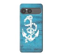 Marine Anchor Blue Etui Coque Housse pour Sony Xperia 10 VII