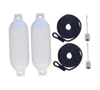 Marine Balls - Lot de 2 flotteurs gonflables anti-collision pour yacht, pare-chocs flottants, coussinets absorbants de chocs robustes, design gonflable, équipement de sécurité pour la protection de la