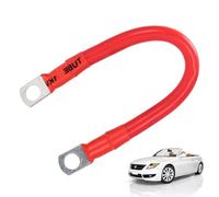 Marine Battery Cables - 2 AWG 30cm | Battery Wire Cable With Terminals, Black Red Power Inverter Connector Cables | For Auto Motorcycle Boats Marine Car Solar Inverter Batterys Connection Use
