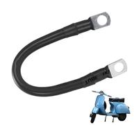 Marine Battery Cables - 2 AWG 30cm | Battery Wire Cable With Terminals, Black Red Power Inverter Connector Cables | For Auto Motorcycle Boats Marine Car Solar Inverter Batterys Connection Use