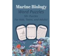 Marine Biology Activity Puzzle Book: Word Searches with Easy to Read Print About Marine Biology, Ocean Animals, Coral Reef and More… I 6x9 Inches, 110 ... Holidays, and Screen-Free Summer Ideas