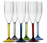 Marine Business 16703 Lot de 6 Flutes à Bases colorées