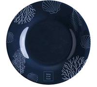 Marine Business Assiette à dessert en mélamine, 20 cm, bleu marine/blanc - Série Living Single