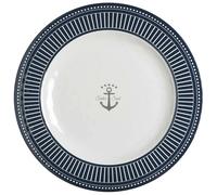 Marine Business Assiette plate Sailor Soul Design élégant Multicolore Taille Unique