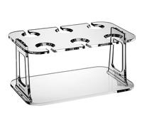 Marine Business Party - Porte Verre, Acrylique, Bleu et Transparent