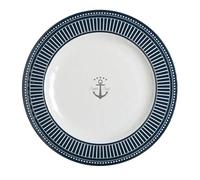 Marine Business Sailor Soul Assiette Plate avec Design élégant, Multicolore, Taille Unique