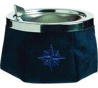 Marine Business Cendrier Windproof en daim Bleu marine