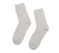 Marine Cashmere - Chaussettes en Cachemire pour Femme et pour Homme, 100% fil de cachemire doux, fabriqué en Italie (40/45 - Travertin)