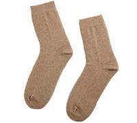 Marine Cashmere - Chaussettes en Cachemire pour Femme et pour Homme, 100% fil de cachemire doux, fabriqué en Italie (35/39 - Marmotte)