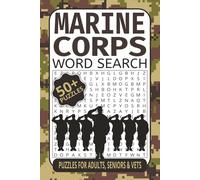 Marine Corps Word Search: Word Searches with Easy to Read Printing about USMC Ranks, Military Terms, Marine Corps, and More | 6x9 inches, 112 pages | ... for Travel, Downtime or Deployment