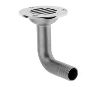 Marine Drain Cover - Stainless Steel Boat Floor Hardware, Resistant Water Drainage Accessory | For Yacht Kayak Bathroom Sea Carpet Turf Mats Use, Drain Cover, Yacht Accessory, Kayak Hardware