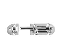 Marine-Grade Thickened 316 Stainless Steel Latch, Surface-Mounted Latch for Security Doors, Bathroom Door Latch and Lock(135 * 38mm)