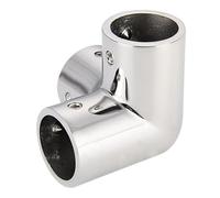 Marine Handrail Connector - Stainless Steel Joint, Railing Fork Tee | Boat Guardrail Hardware Yacht Piping Coupling Bracket, Ship Fitting Dock Fencing Hardware Components with Heavy Duty Construction