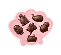 Marine Ice Tray - Reusable Aquatic Molds, Heavy-Duty Stackable Freezer Set with Spill-Proof Rim, High-Durability Non-Stick Exterior, Multi-Purpose Liquid Use, for Juice Chocolate and Wine Drinks