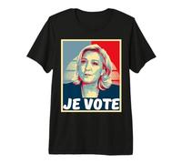 Marine Le Pen pour President 2022 T-Shirt Haut de Gamme