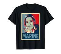 Marine le pen presidente Obama style Élection présidentielle T-Shirt