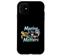 Marine Life Matters Ocean Conservation Sea Animals Coque pour iPhone 11