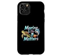 Marine Life Matters Ocean Conservation Sea Animals Coque pour iPhone 11 Pro