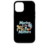 Marine Life Matters Ocean Conservation Sea Animals Coque pour iPhone 12/12 Pro