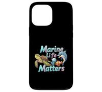 Marine Life Matters Ocean Conservation Sea Animals Coque pour iPhone 13 Pro Max