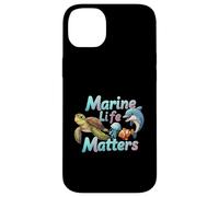 Marine Life Matters Ocean Conservation Sea Animals Coque pour iPhone 14 Plus