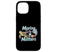 Marine Life Matters Ocean Conservation Sea Animals Coque pour iPhone 15