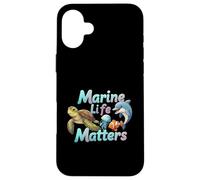 Marine Life Matters Ocean Conservation Sea Animals Coque pour iPhone 16 Plus