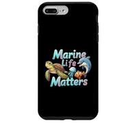 Marine Life Matters Ocean Conservation Sea Animals Coque pour iPhone 7 Plus/8 Plus