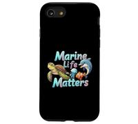 Marine Life Matters Ocean Conservation Sea Animals Coque pour iPhone SE (2020) / 7/8