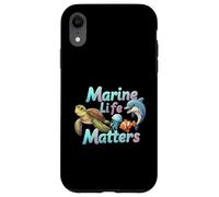 Marine Life Matters Ocean Conservation Sea Animals Coque pour iPhone XR