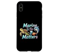 Marine Life Matters Ocean Conservation Sea Animals Coque pour iPhone XS Max