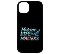 Marine Life Matters Ocean Conservation Whale Coral Design Coque pour iPhone 14 Plus
