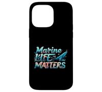Marine Life Matters Ocean Conservation Whale Coral Design Coque pour iPhone 14 Pro Max