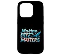Marine Life Matters Ocean Conservation Whale Coral Design Coque pour iPhone 15 Pro