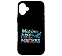 Marine Life Matters Ocean Conservation Whale Coral Design Coque pour iPhone 16 Plus
