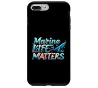 Marine Life Matters Ocean Conservation Whale Coral Design Coque pour iPhone 7 Plus/8 Plus