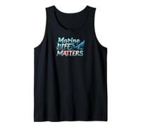 Marine Life Matters Ocean Conservation Whale Coral Design Débardeur
