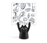 Marine Living Porte-mémo Art Déco Mode Dessin animé Chat Noir Décoration
