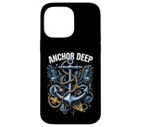 Marine Nautique Anchor Deep Coque pour iPhone 14 Pro Max