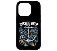 Marine Nautique Anchor Deep Coque pour iPhone 15 Pro