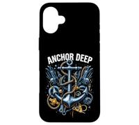 Marine Nautique Anchor Deep Coque pour iPhone 16 Plus