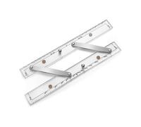 Marine Parallel Ruler with Clear Scales 12 Inches Parallel Ruler