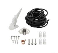 Marine Pitot Tube Speed Sensor ABS White Kick-Up(Piping)