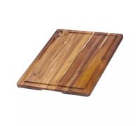 MARINE Planche à découper avec rigole en teck 41 x 30.5 cm Ep 2 cm TEAKHAUS