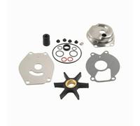Marine Pompe Impeller Kit Pompe à eau Roue Aubes Ensemble Réparation Pièces Complètes avec Joints et Bague pour Refroidissement Moteur Adapté à Maintenance Nautique
