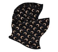 Marine Serre - Cagoule en jersey imprimé lune - unisex - Accessoires - Multicolore - Taille: ONE Size