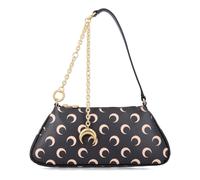 Marine Serre - Eclips Mini Moon Canvas Bag - Femme - Sacs - Noir - Taille: ONE Size
