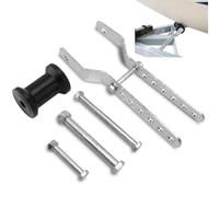 MarineGuard Adjustable Keel Roller Rubber Trailer Rollers Tongue Heavy Duty