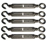 MarineNow Lot de 1, 2, 5 ou 10 anneaux en acier inoxydable 316, M4 4mm