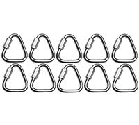 MarineNow Lot de 10 triangles rapides Delta en acier inoxydable 316 - Qualité marine - Taille et quantité au choix - 04 mm